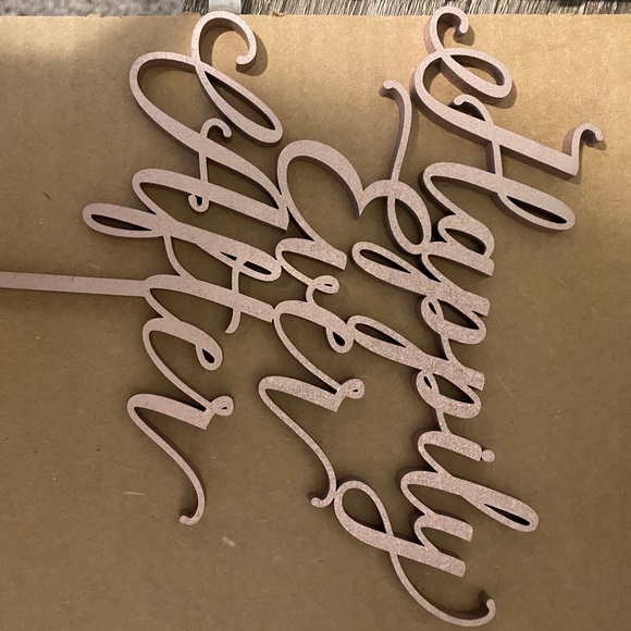HAPPILY EVER AFTER CAKE TOPPER - Picture 1 of 1